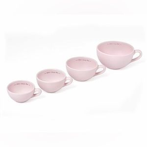 NWB Nigella Lawson Living Kitchen Measuring Cups Set of 4 in Rosebud Pink